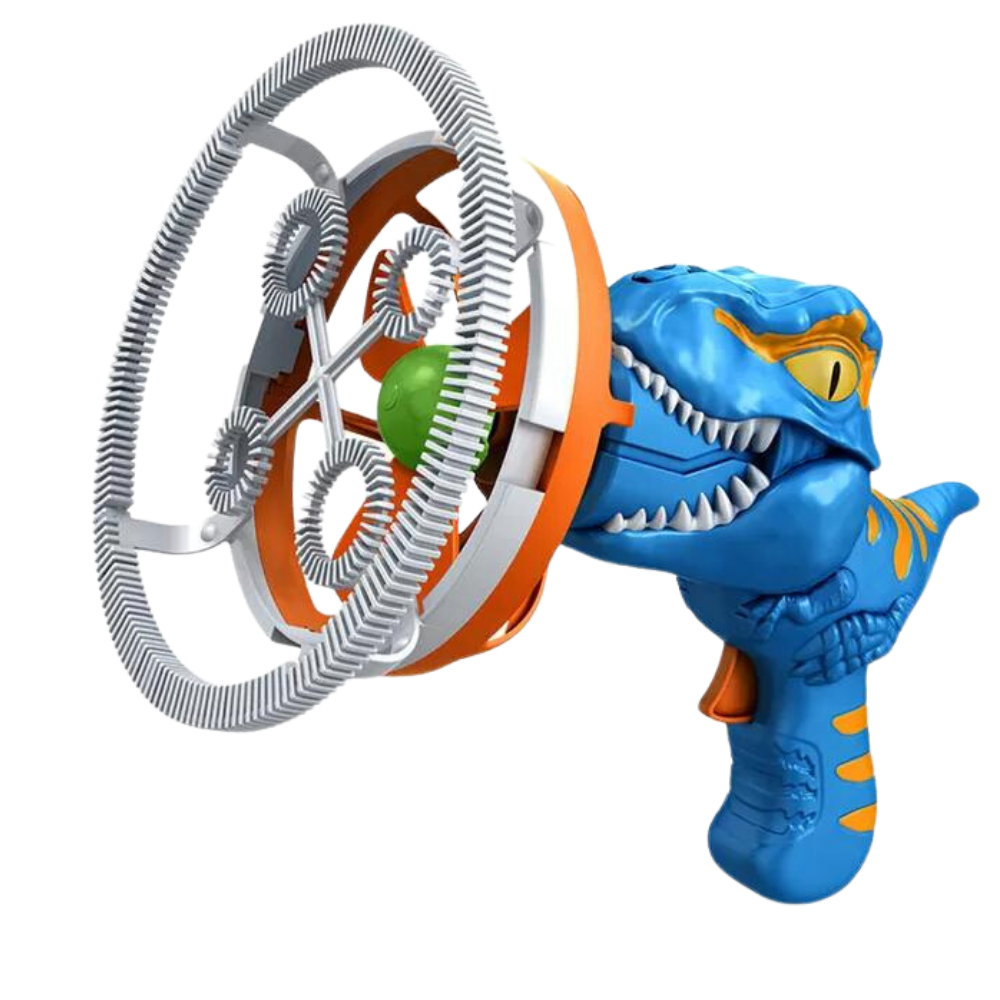 Colorful Dinosaur Bubble Machine -Blue - Ozerty