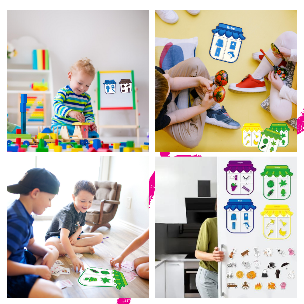 Colorful Educational Magnets - Ozerty