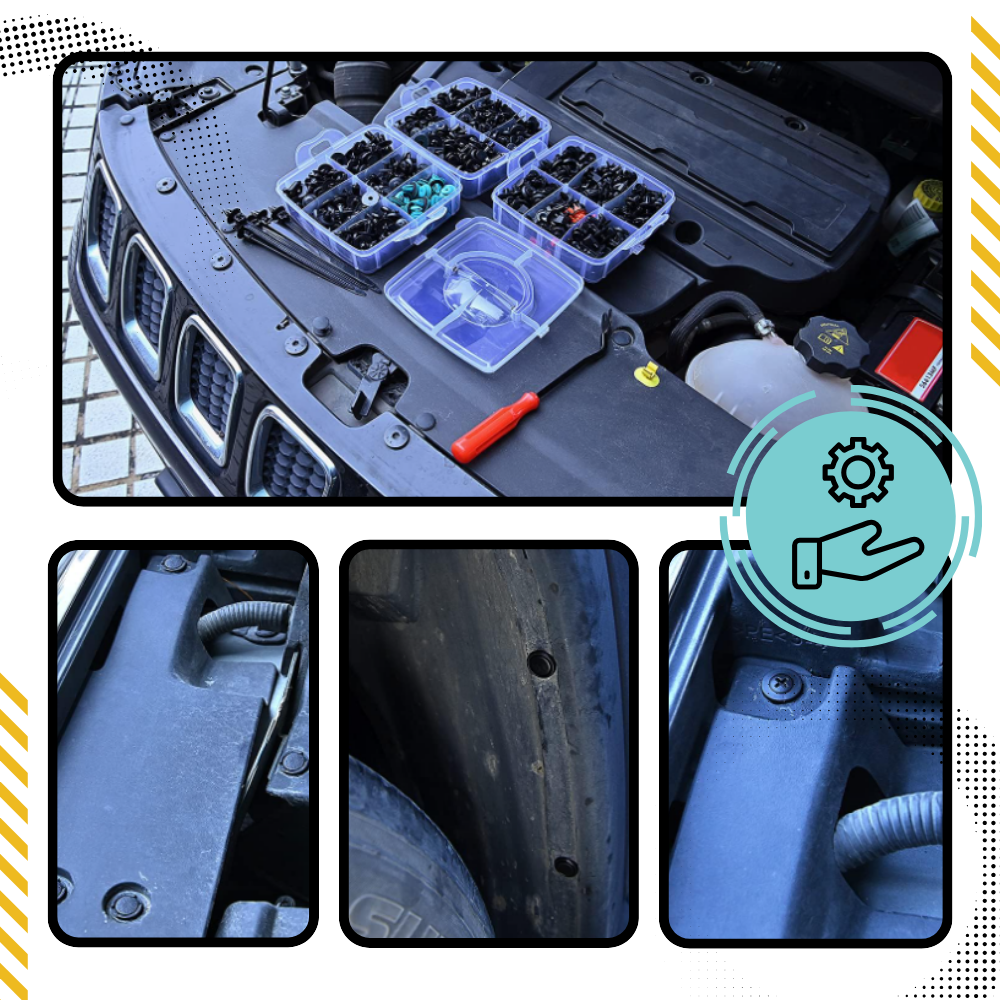 Comprehensive Car Rivet Kit - Ozerty