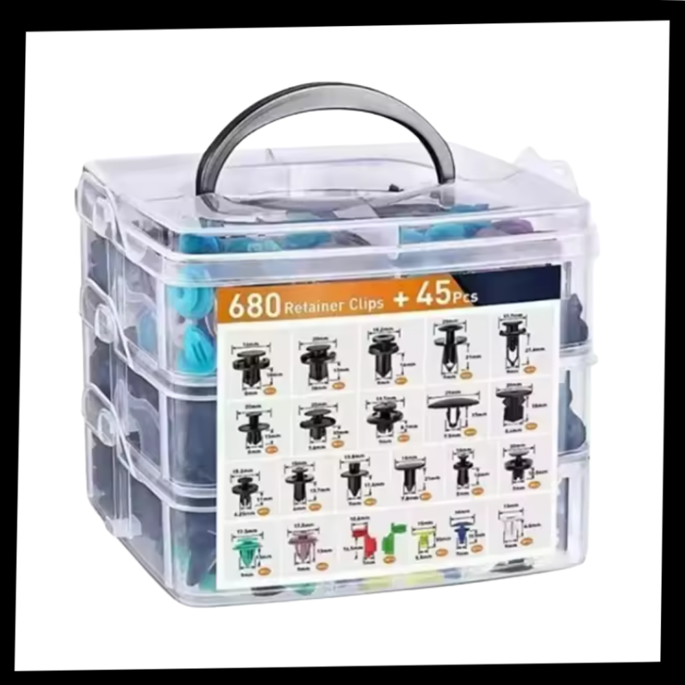Comprehensive Car Rivet Kit - Ozerty