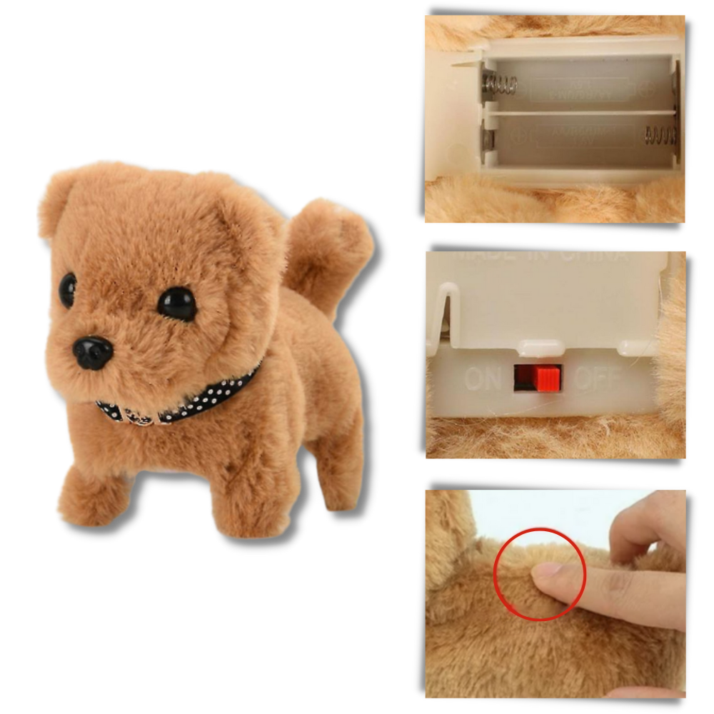 Cuddly Interactive Puppy Toy - Ozerty