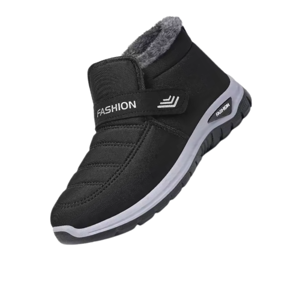Cushioned Winter Thermal Boots -Black Female - Ozerty