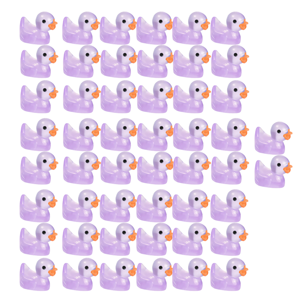 Cute Duck Challenge Toy -Luminous Purple - Ozerty