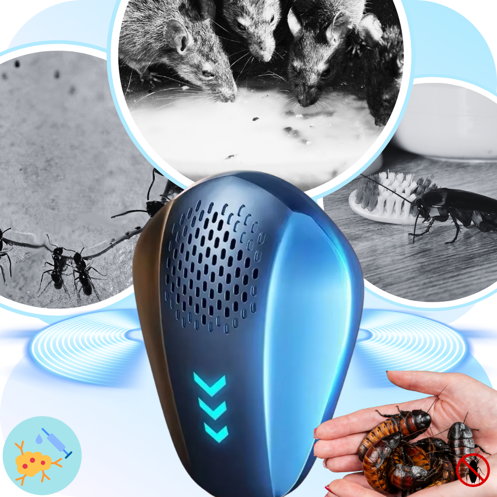Dual Ultrasonic Pest Repeller - Ozerty