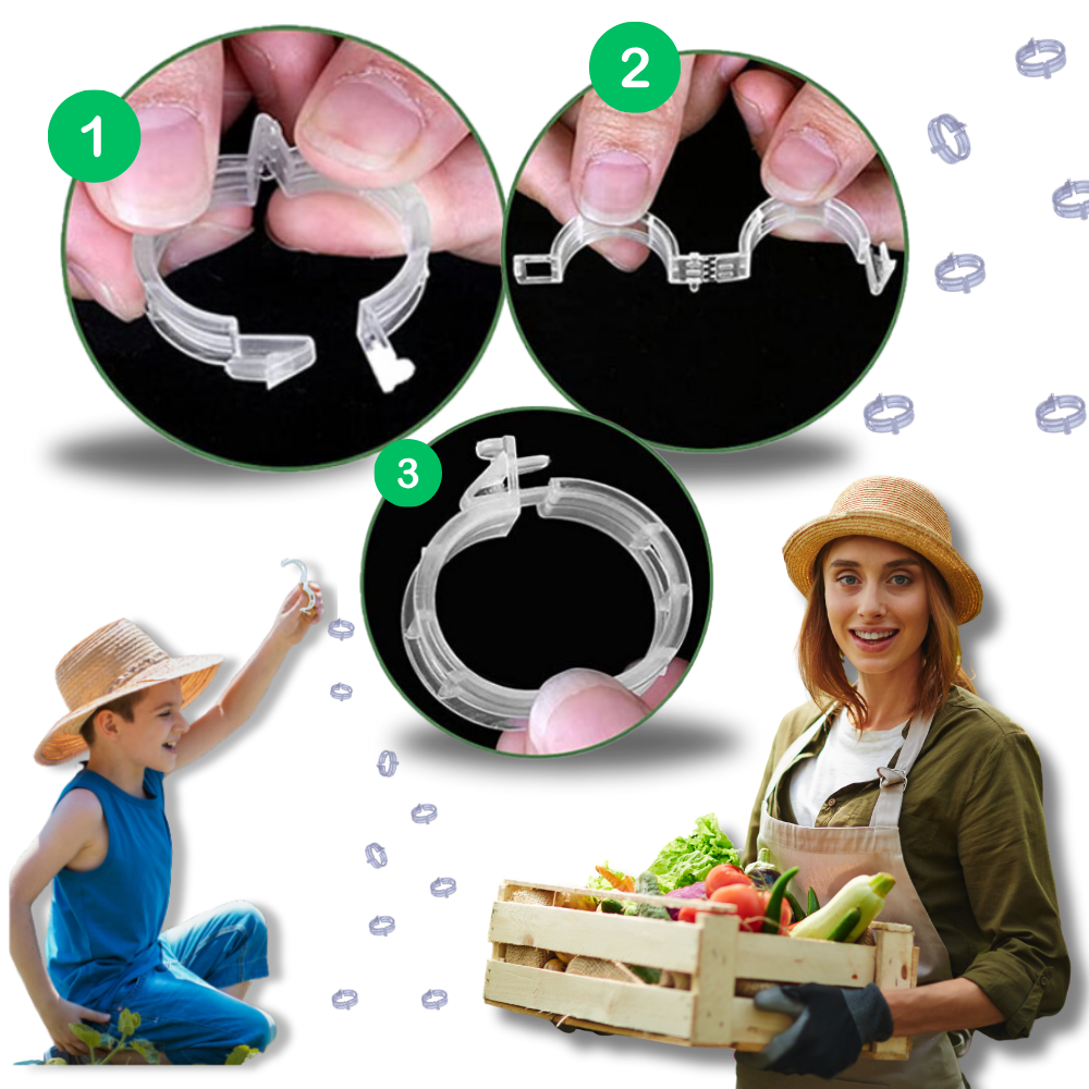 Easy Clip-On Plant Support - Ozerty