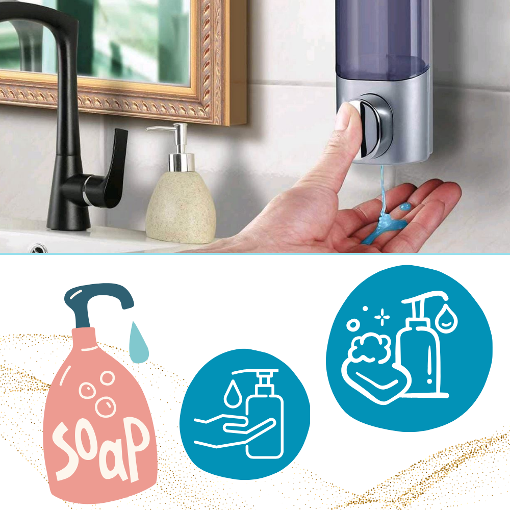 Easy Control Wall Mounted Soap Dispenser - Ozerty