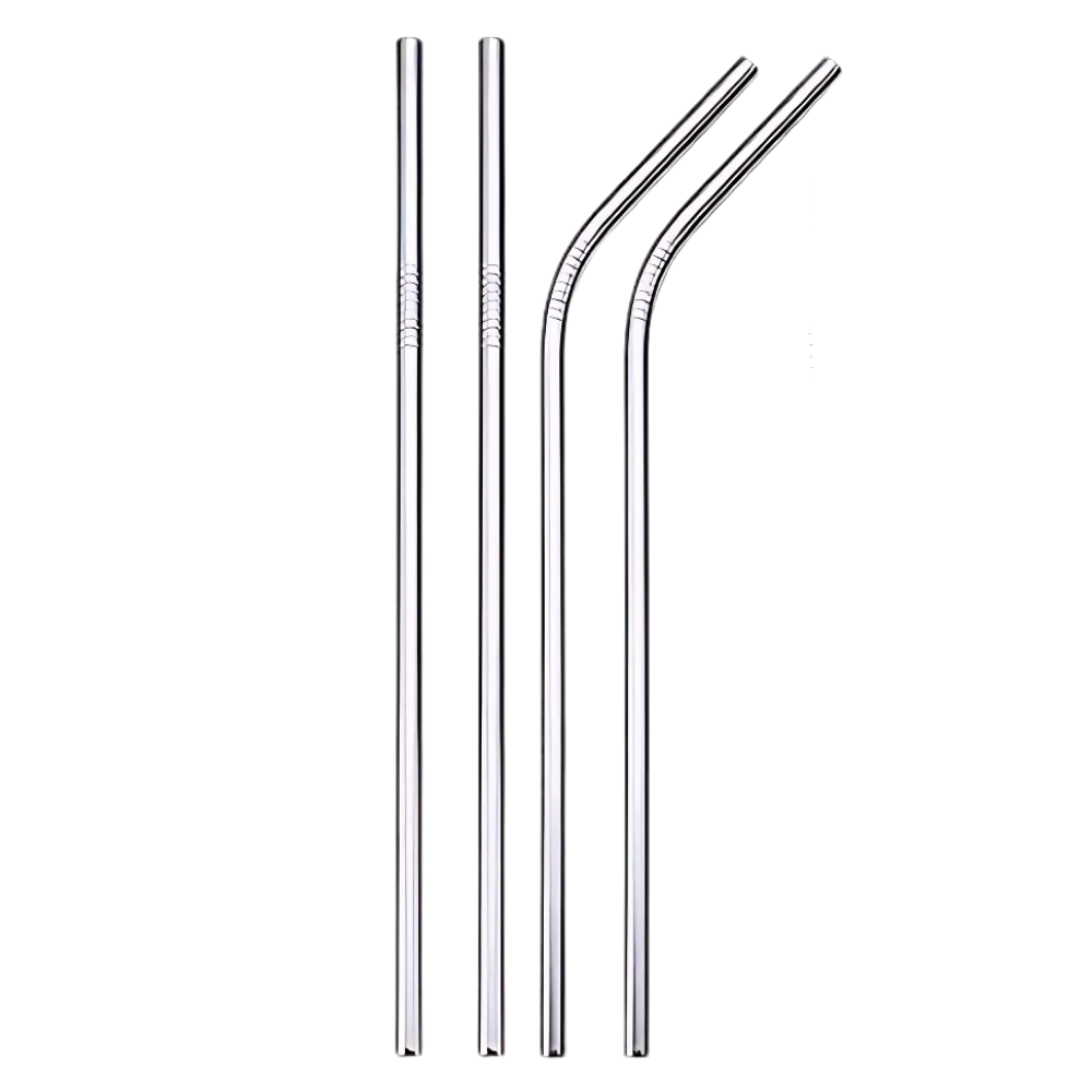 Eco Sip Drinking Straw -Silver - Ozerty