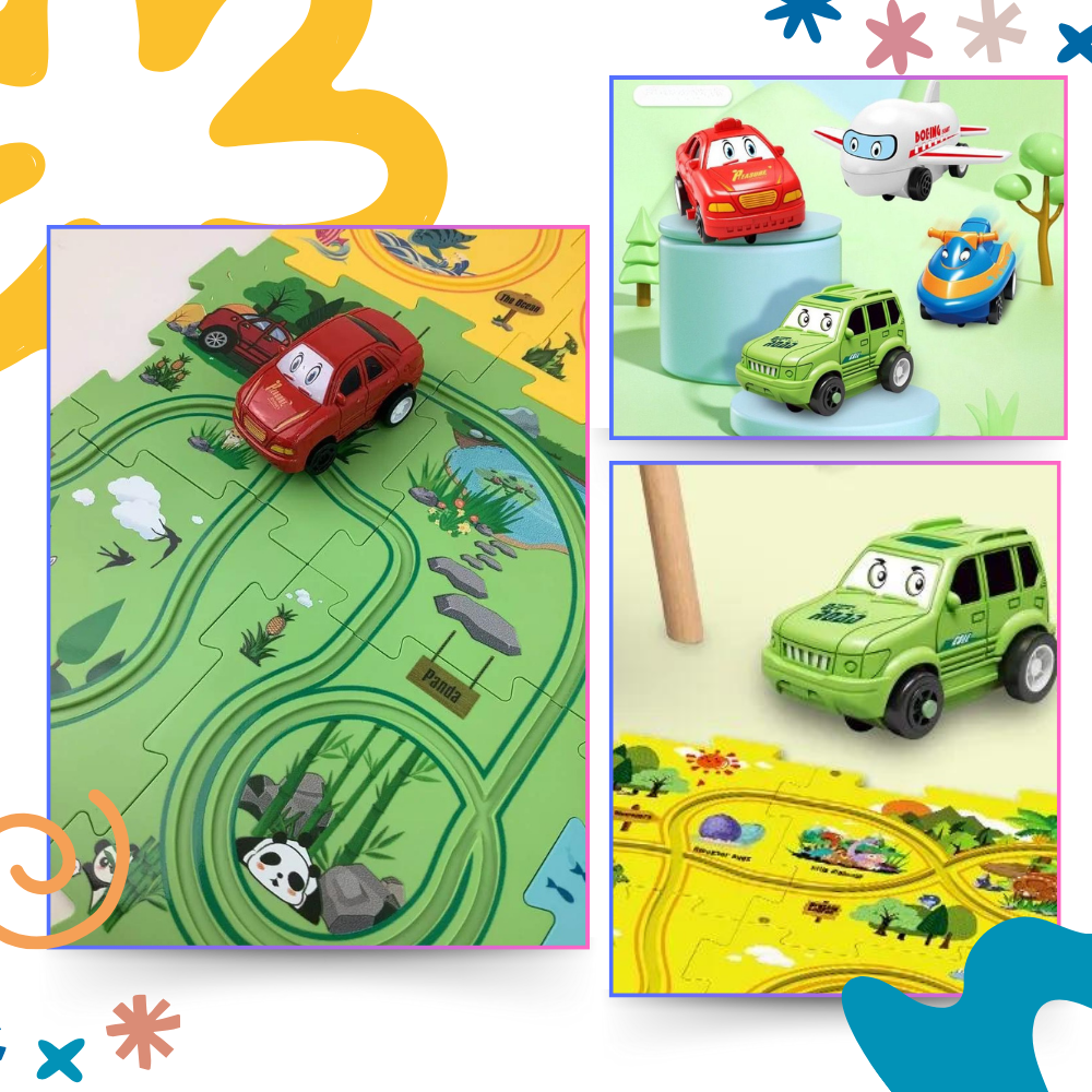 Educational Electric Car Track Set - Ozerty