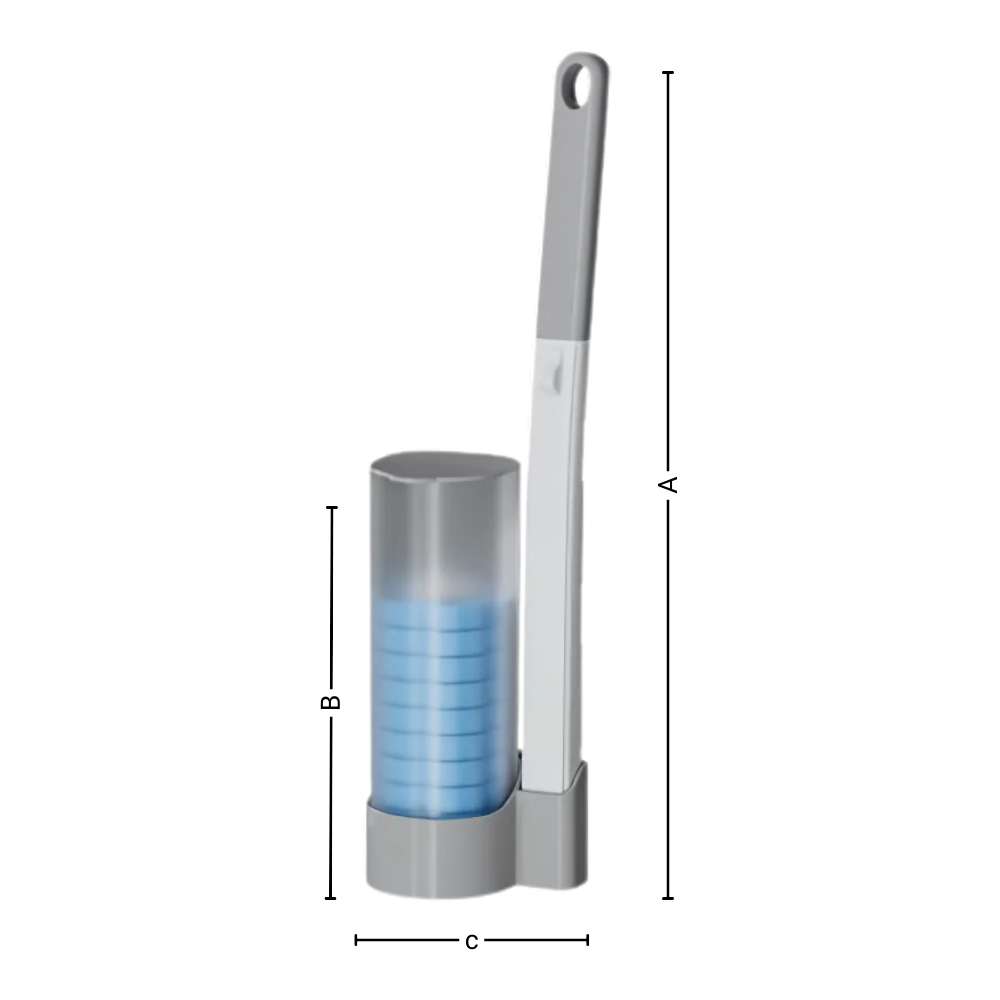 Efficient Cleaning Disposable Toilet Brush - Ozerty