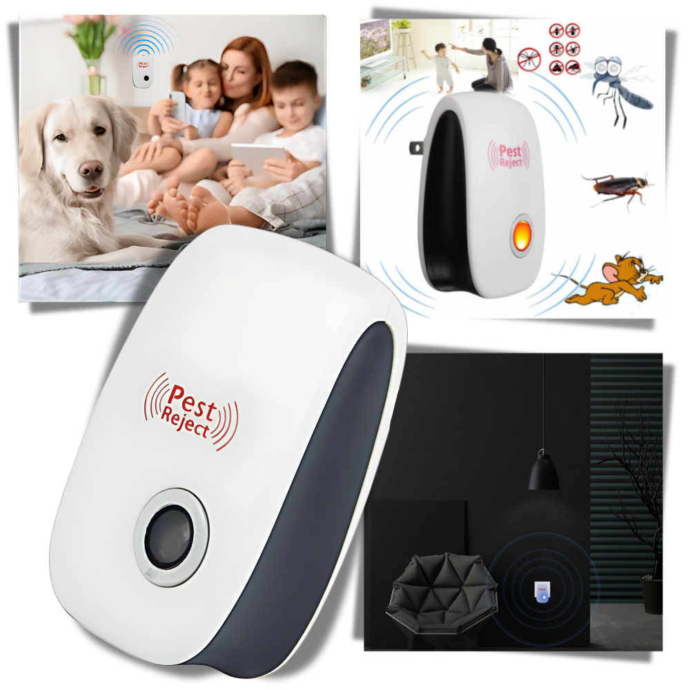 Energy Efficient Ultrasonic Pest Repeller - Ozerty