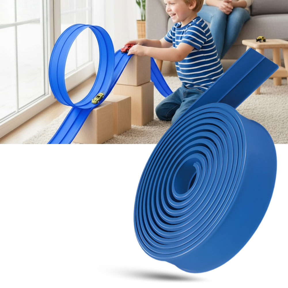 Flexible 2 Lanes Car Track - Ozerty