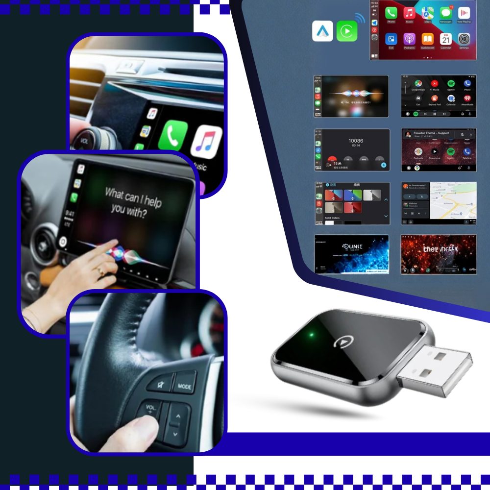 Functional & Convenient Wireless Carplay - Ozerty