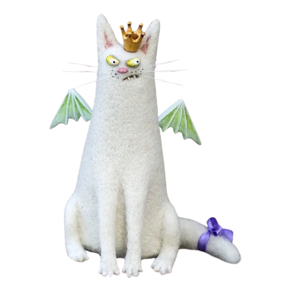 Funny Disheveled Decor Cat -Winged Cat - Ozerty