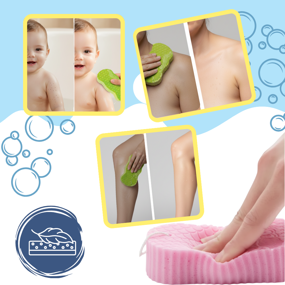 Gentle Exfoliating Bath Sponge - Ozerty