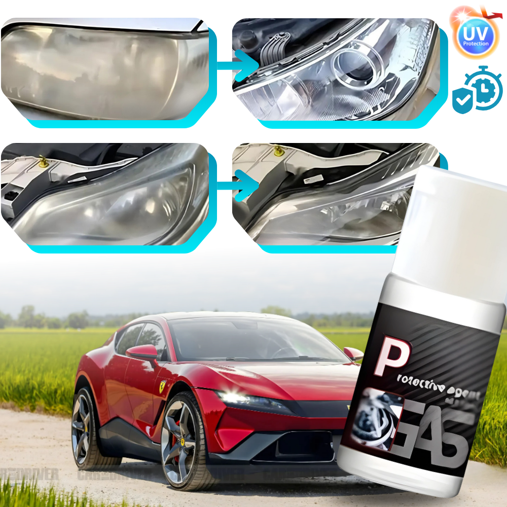 Headlight Cleaner & Coating Restore Kit - Ozerty