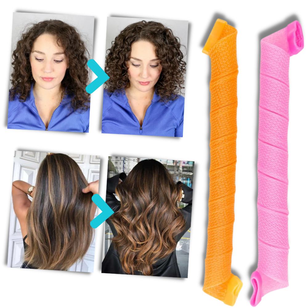 Heatless Curly Hair Roller Kit - Ozerty