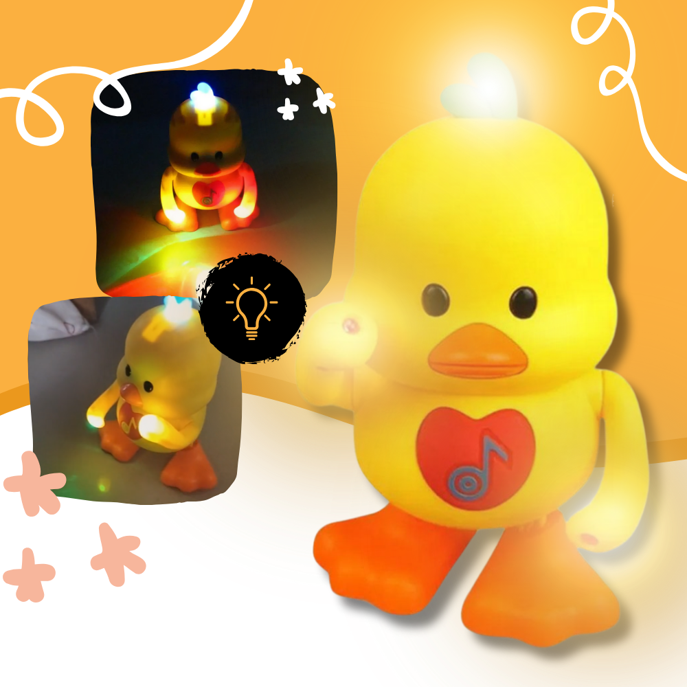 Interactive Light-Up Dancing Duck Toy - Ozerty