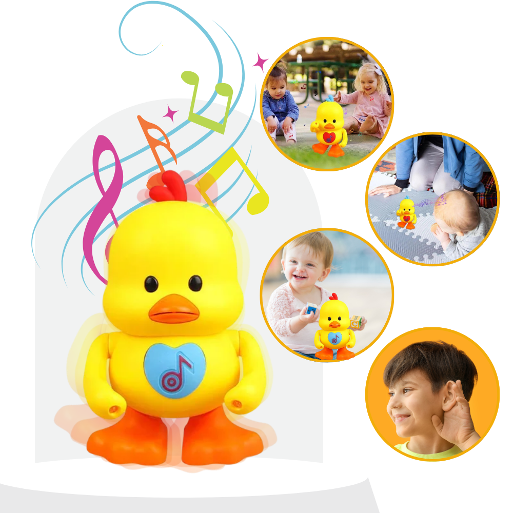 Interactive Light-Up Dancing Duck Toy - Ozerty