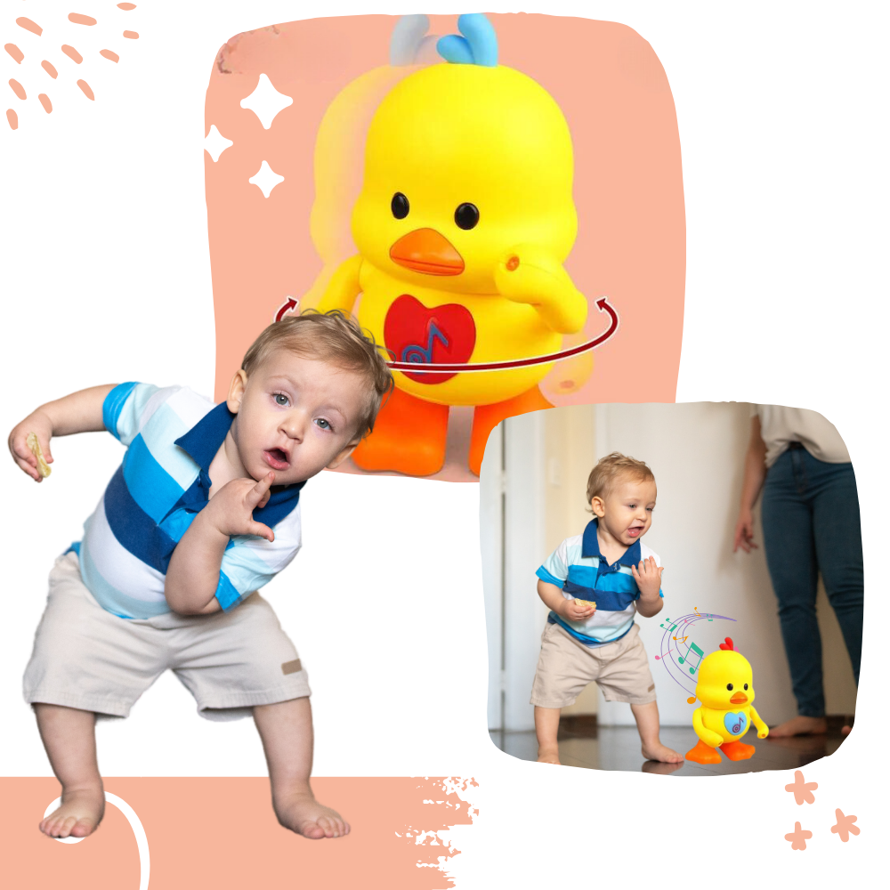 Interactive Light-Up Dancing Duck Toy - Ozerty