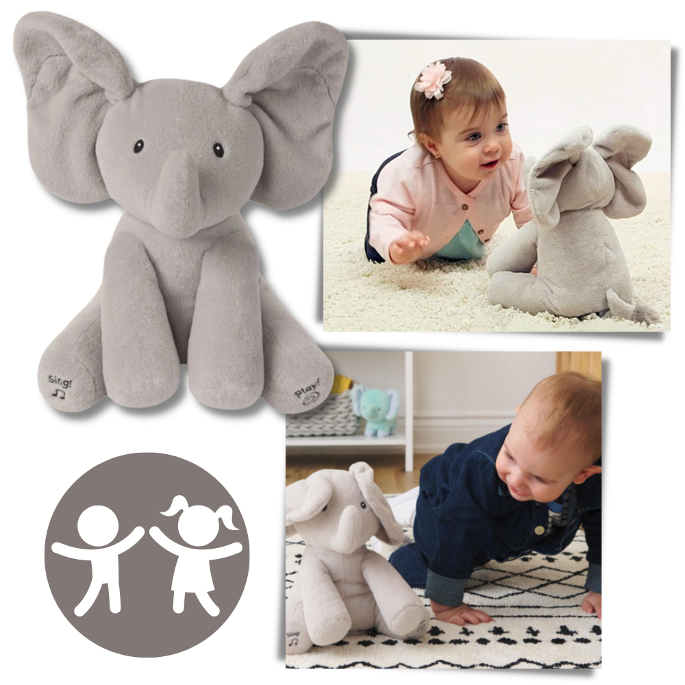 Interactive Peek a Boo Elephant - Ozerty