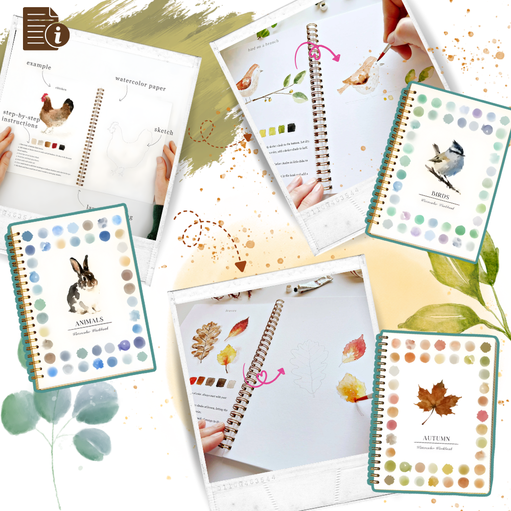 Multi-Theme Water Coloring Book - Ozerty