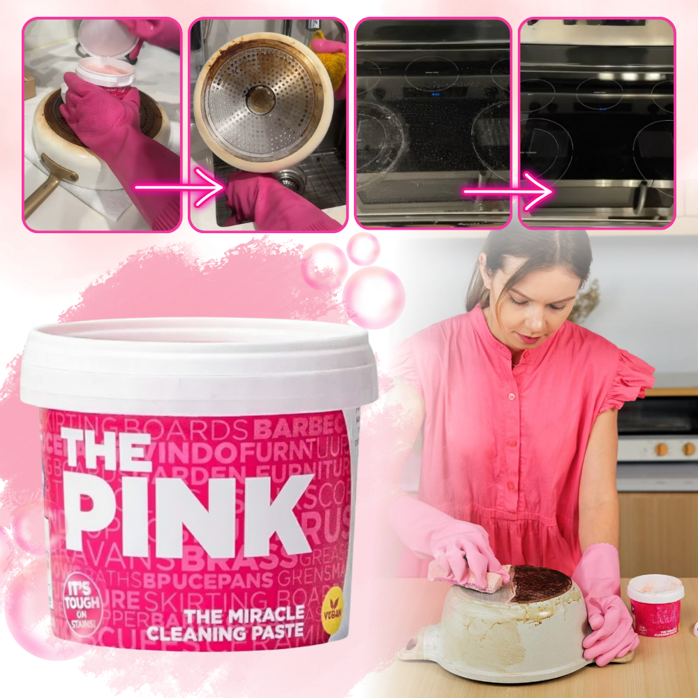 Multipurpose Pink Cleaning Paste - Ozerty