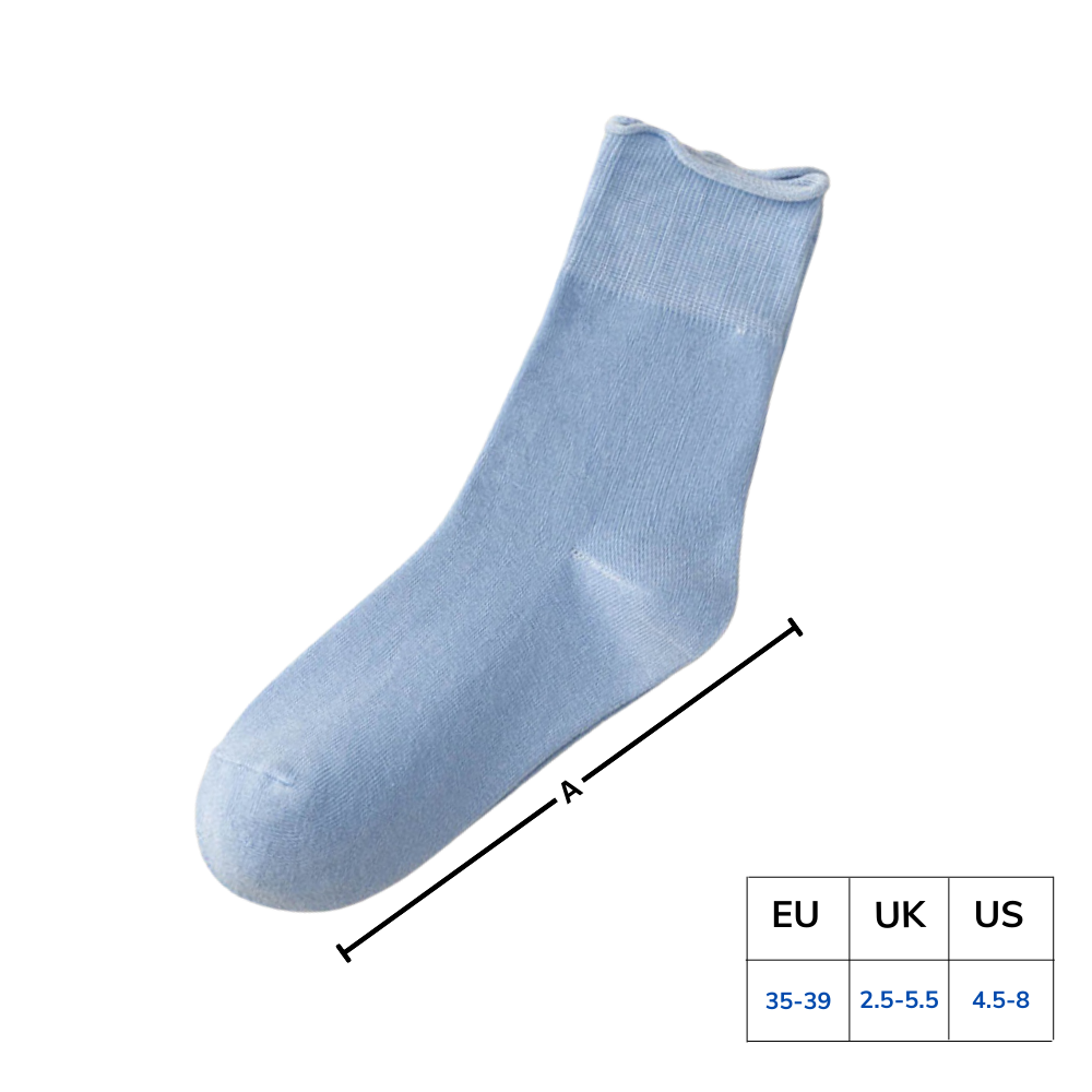 Non-Constricting Seamless Quarter Socks - Ozerty