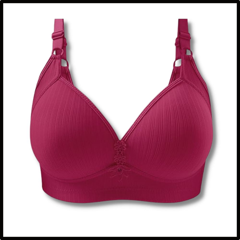 Plus Size Wireless Push-Up Bra - Ozerty