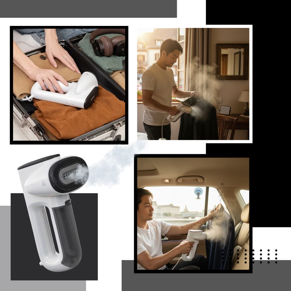 Portable Garment Vacuum Steamer - Ozerty