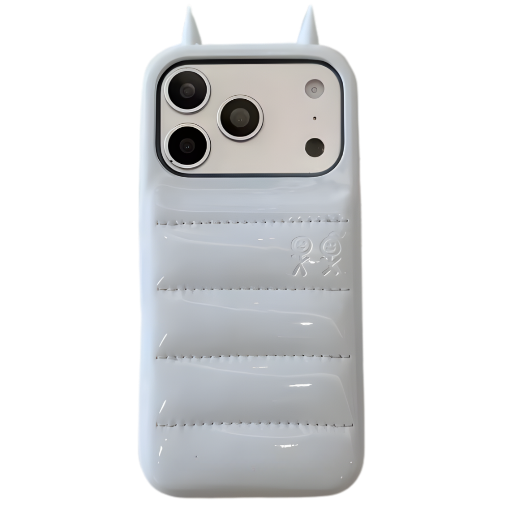 Puffer Horn Phone Case -Blue - Ozerty