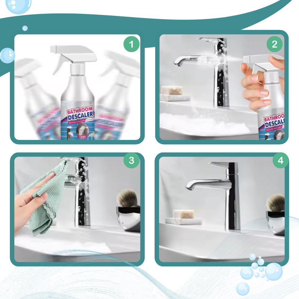Refreshing Deep Clean Bathroom Descaler - Ozerty