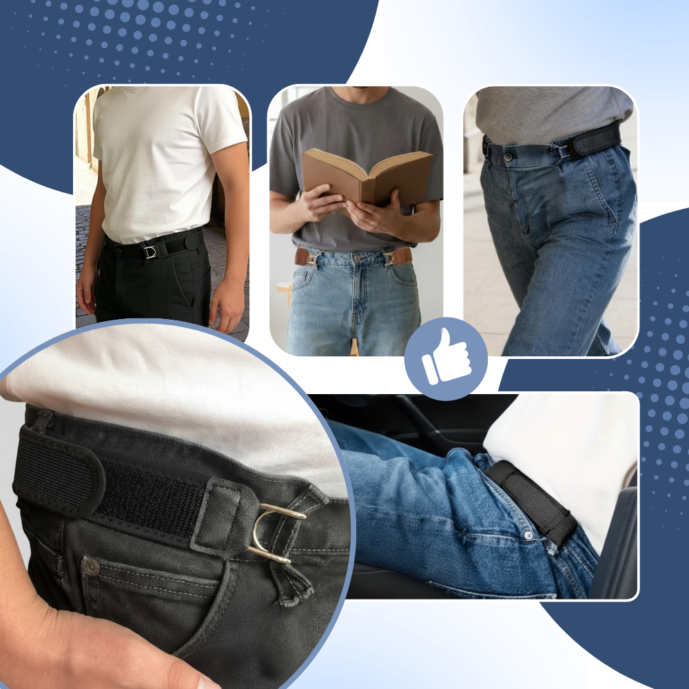 Reinforced Easy Wear Men Side Belt - Ozerty