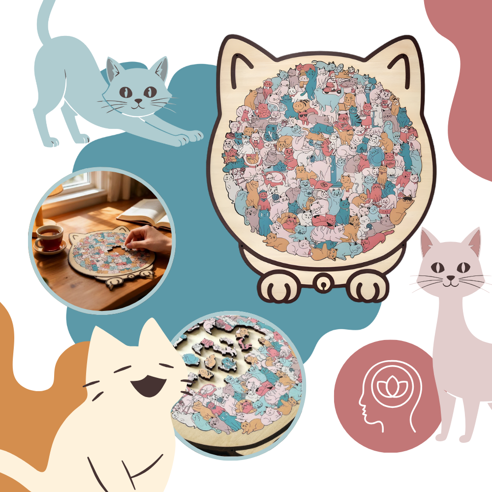 Relaxing Jigsaw Cat Puzzle  - Ozerty