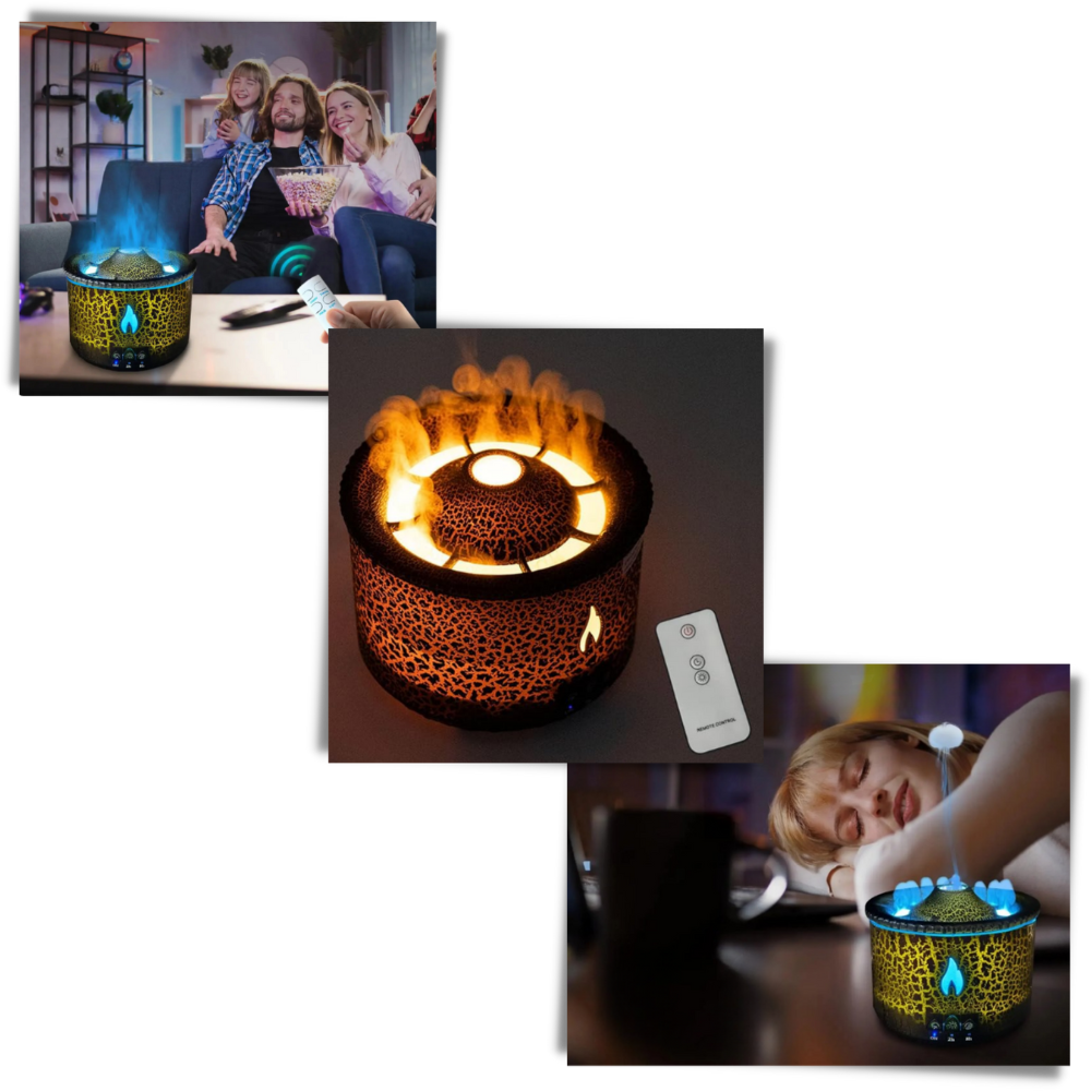 Relaxing volcano humidifier - Ozerty