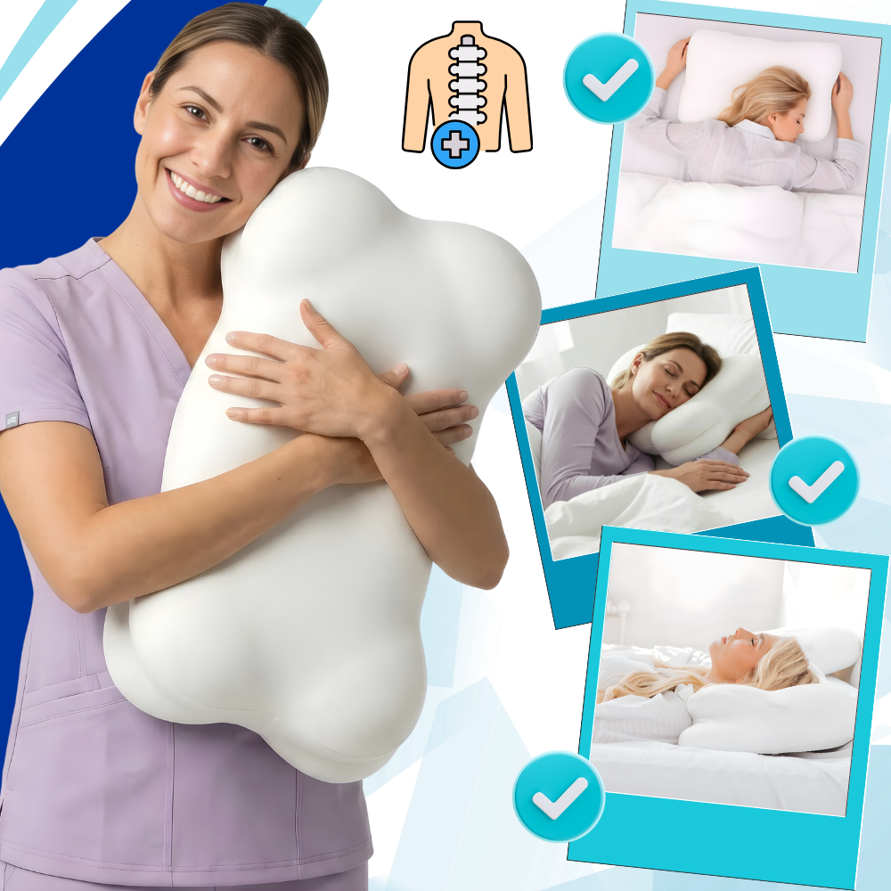 Restful Calm Night Ergonomic Pillow - Ozerty