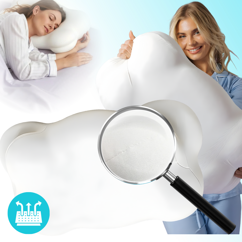 Restful Calm Night Ergonomic Pillow - Ozerty