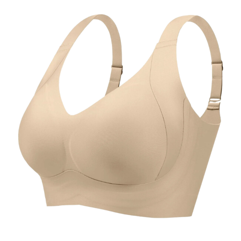 Seamless Breathable Shaper Bra -Beige - Ozerty