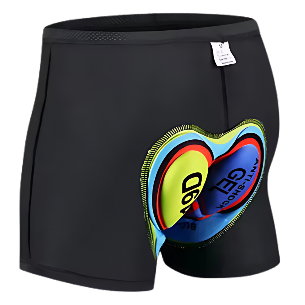 Seamless Padded Bike Short -Black - Ozerty