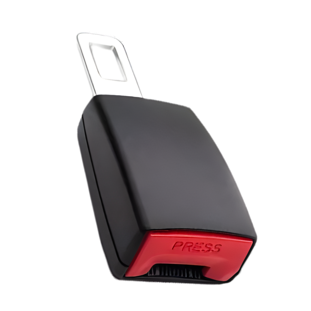 Secure Locking Seatbelt Extender  -Black - Ozerty