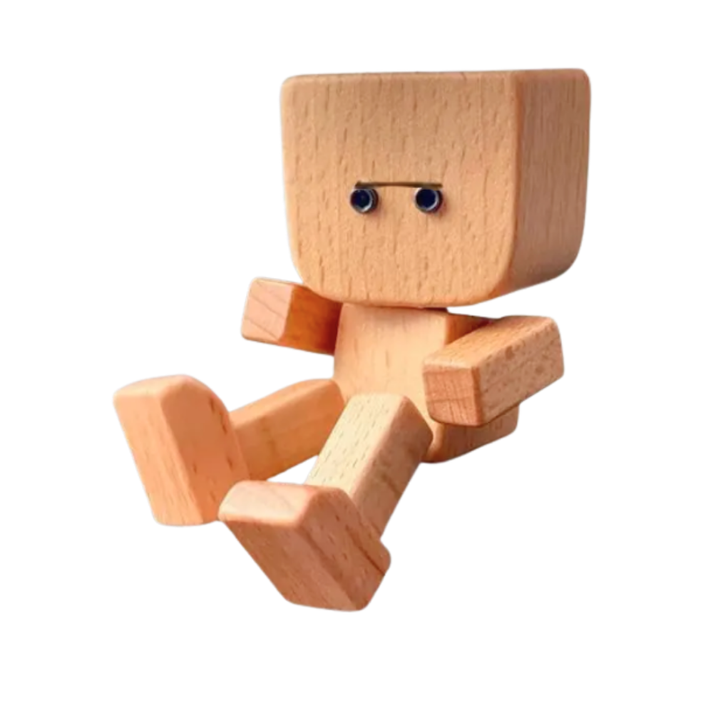 Shaking Quirky Bobblehead Figurine -Flat Face - Ozerty