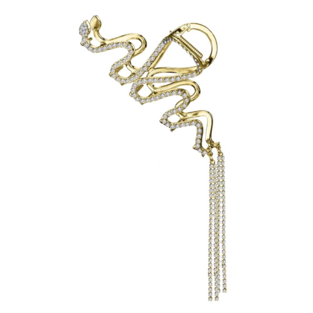 Snake Tassel Claw clip for hair