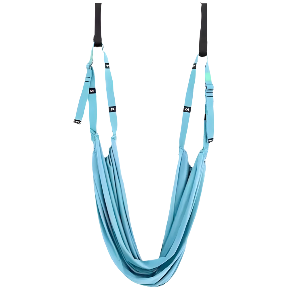 Strong Adjustable Yoga Hammock -Blue - Ozerty