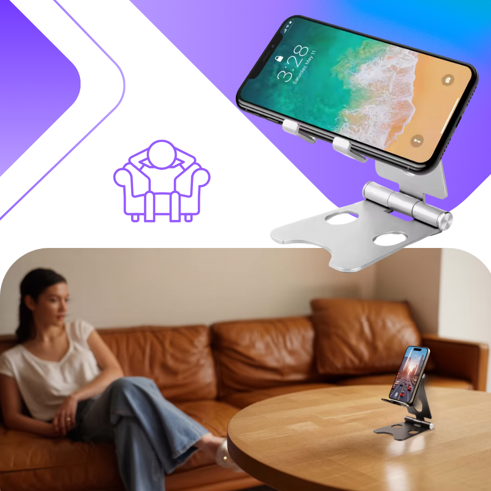 Swivel and Folding Phone Stand