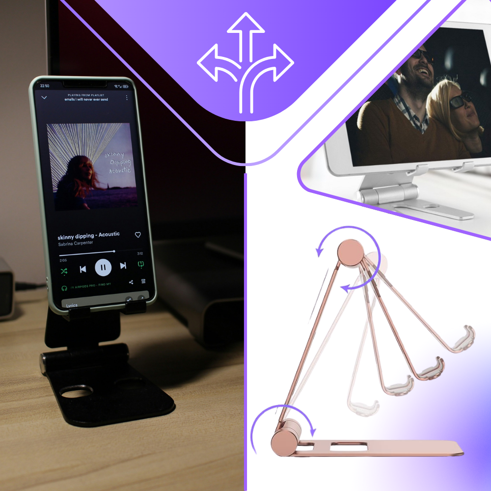 Swivel and Folding Phone Stand