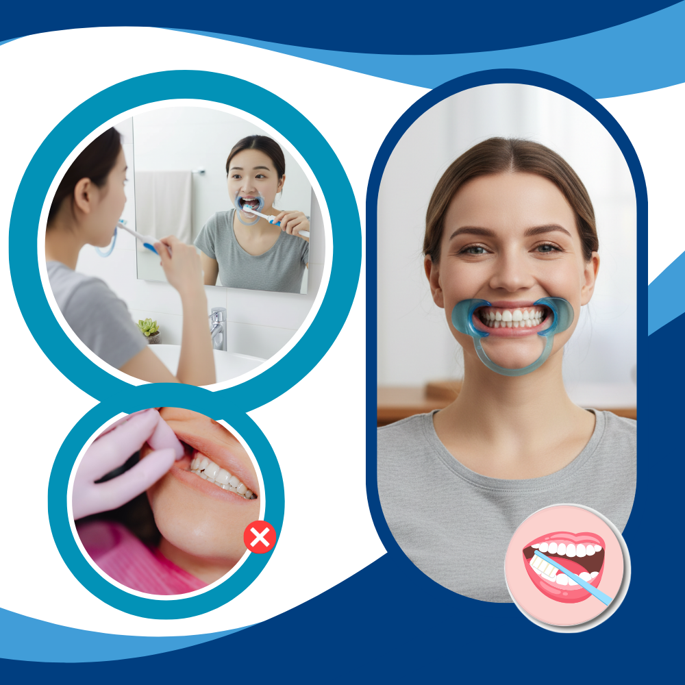 Transparent C-Shape Mouth Opener - Ozerty