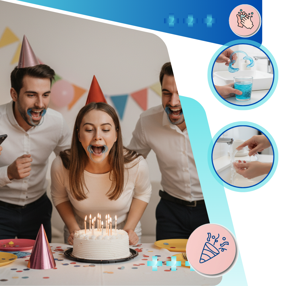 Transparent C-Shape Mouth Opener - Ozerty