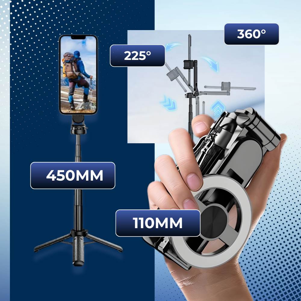 Unshakable Convenience Magnetic Tripod - Ozerty