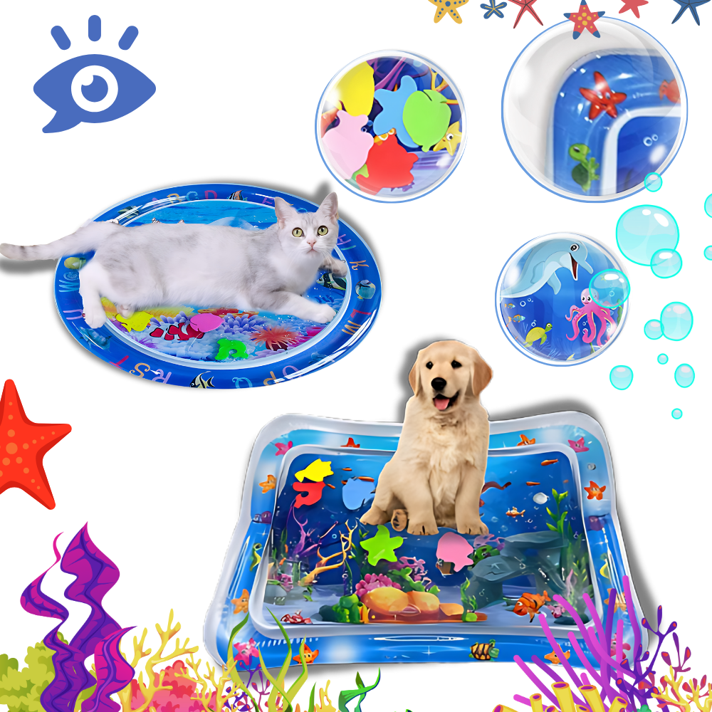 Vibrant Pet Water Mat - Ozerty