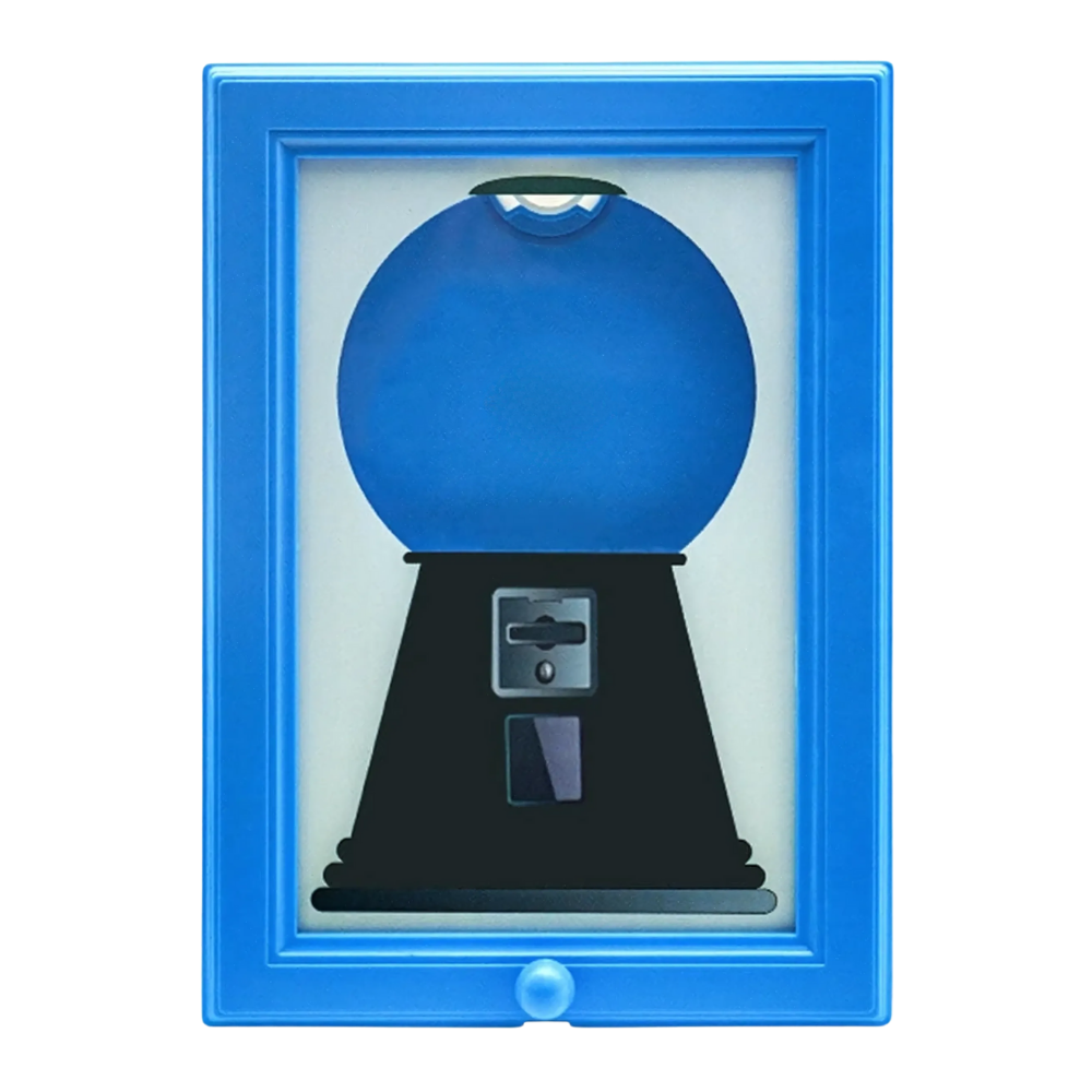 Wall-Mounted Candy Frame Dispenser  -Blue - Ozerty