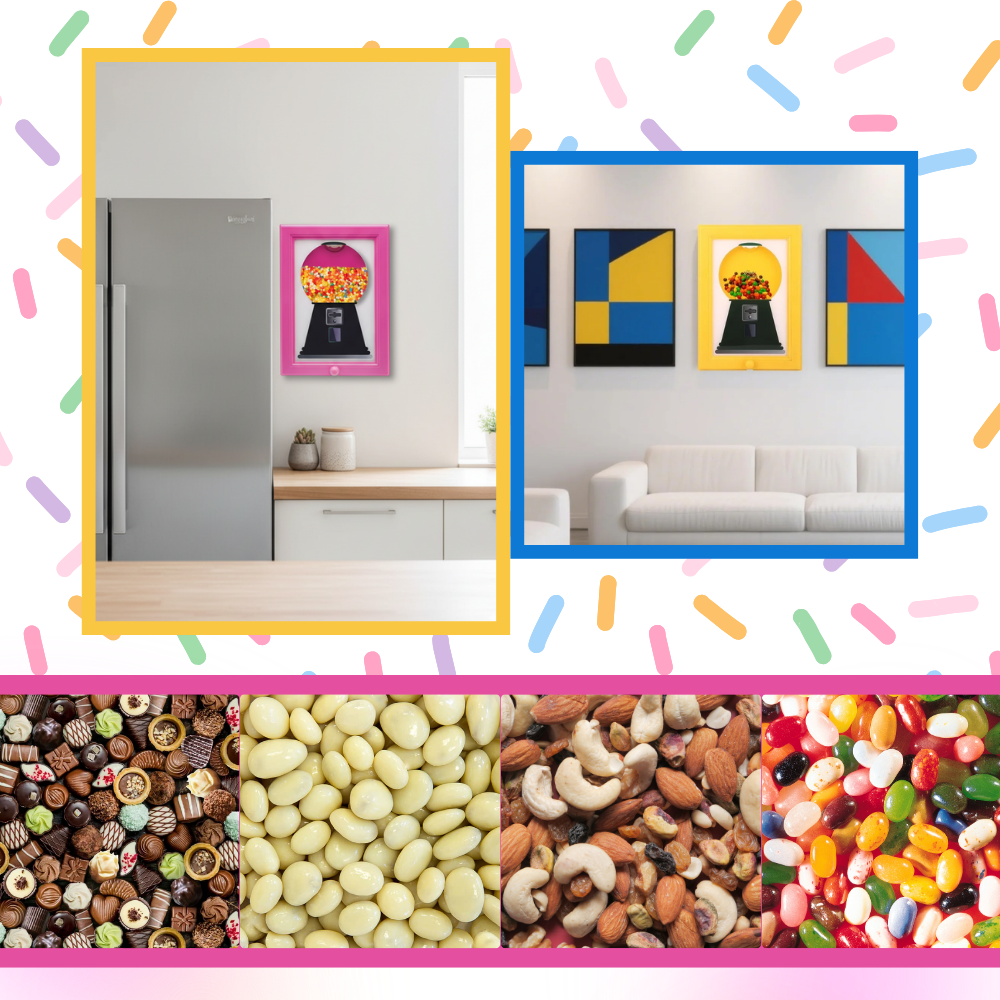 Wall-Mounted Candy Frame Dispenser  - Ozerty